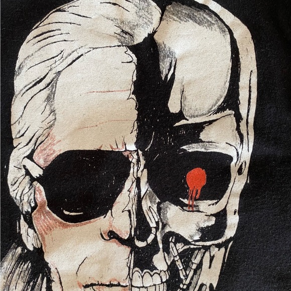 Stylestalker Viral Karl Lagerfeld Cyborg Muscle Tee Size Small - Picture 2 of 2